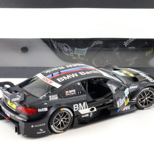 1:18 Minichamps BMW M3 E92 DTM 2012 Spengler #7 black DEALER VERSION - Image 4