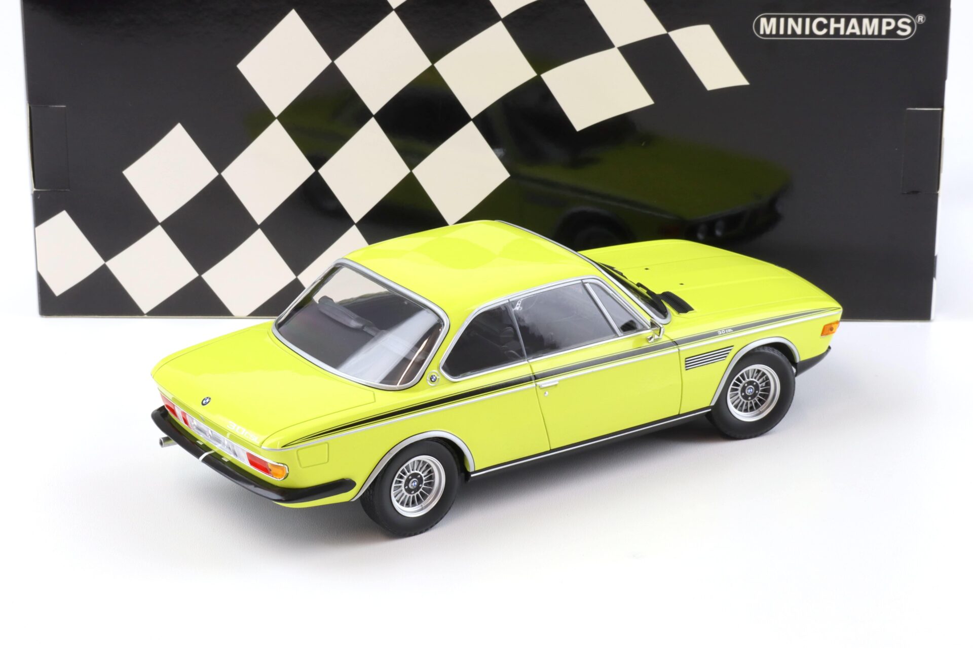1:18 Minichamps BMW 3.0 CSL Coupe 1971 yellow