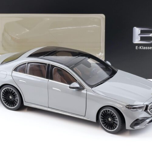1:18 iScale Mercedes E-Klasse Limousine W214 AMG Line alpine grey solid DEALER VERSION