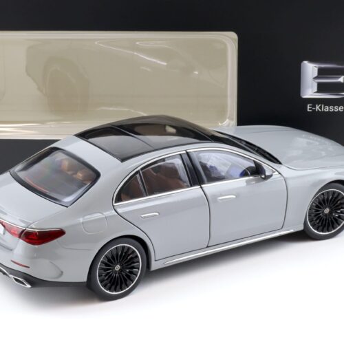 1:18 iScale Mercedes E-Klasse Limousine W214 AMG Line alpine grey solid DEALER VERSION