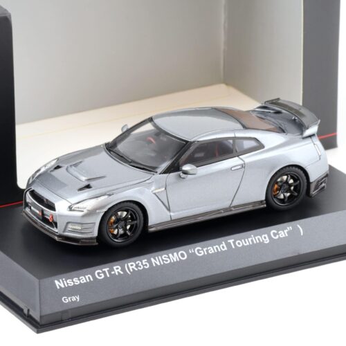 1:43 Kyosho Nissan GT-R R35 Nismo Grand Touring Car grey metallic KSR43110GR