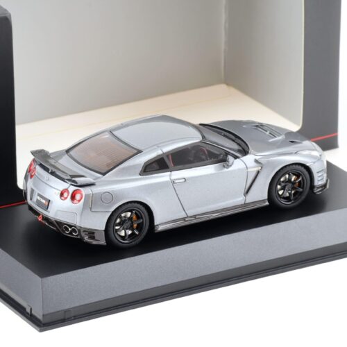 1:43 Kyosho Nissan GT-R R35 Nismo Grand Touring Car grey metallic KSR43110GR