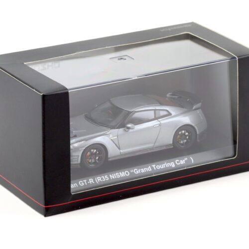 1:43 Kyosho Nissan GT-R R35 Nismo Grand Touring Car grey metallic KSR43110GR