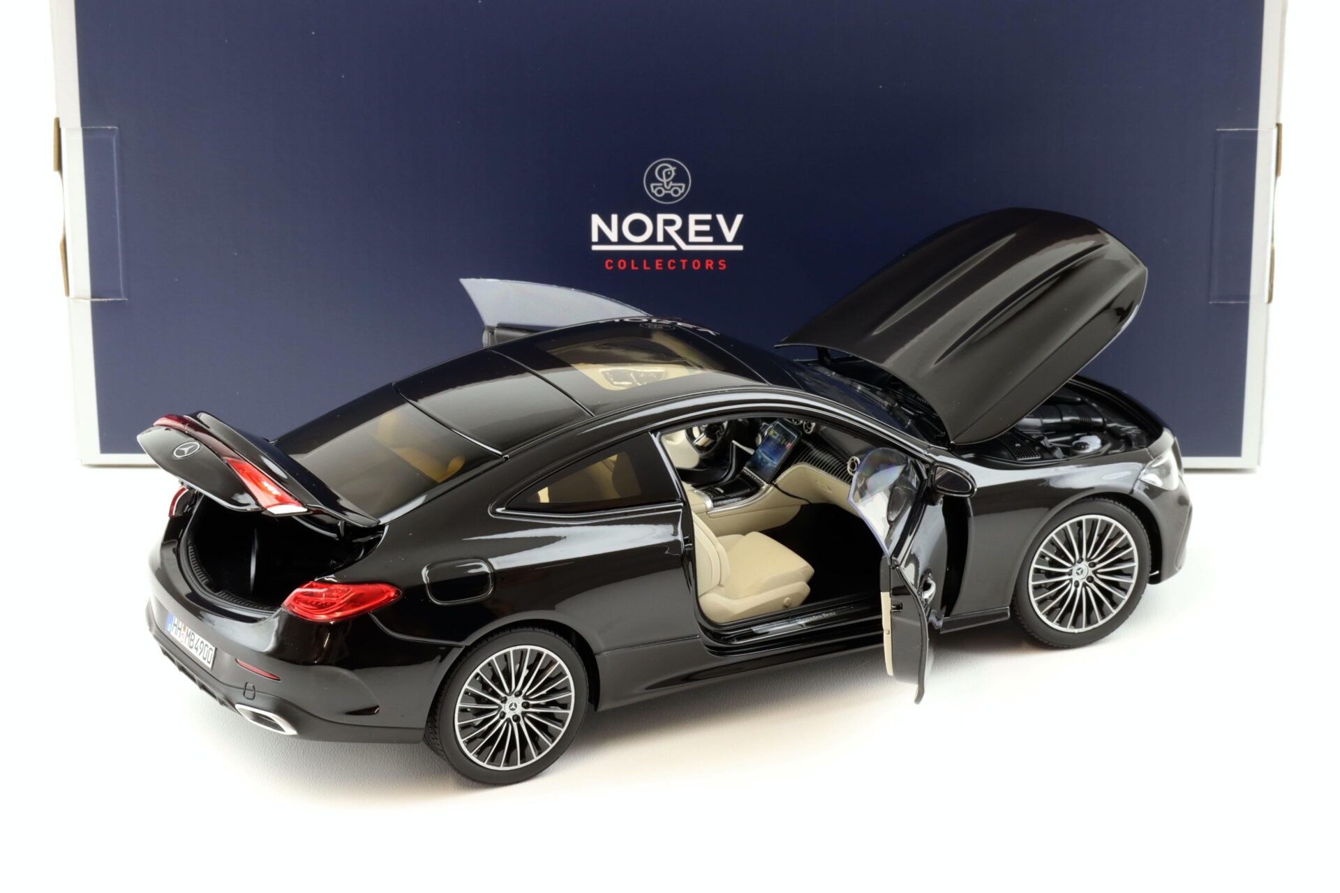 1:18 Norev Mercedes CLE Coupe C236 obsidian black metallic 2024