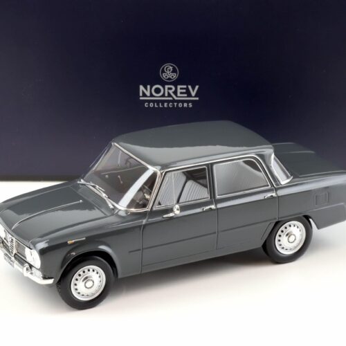 1:18 Norev Alfa Romeo Giulia TI Sedan 1964 Grigio Graphite grey - Limited 200 pcs.