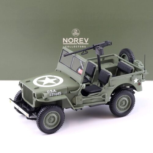 1:18 Norev Jeep Willys Army 1944 D-Day US Army green 189016