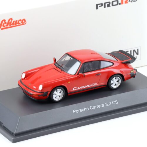 1:43 Schuco PRO.R43 Porsche 911 Carrera 3.2 CS Coupe red/ white