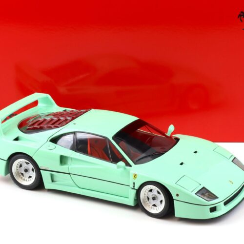 1:18 Kyosho 1987 Ferrari F40 Coupe mint green 08416MG Die-Cast - Image 2
