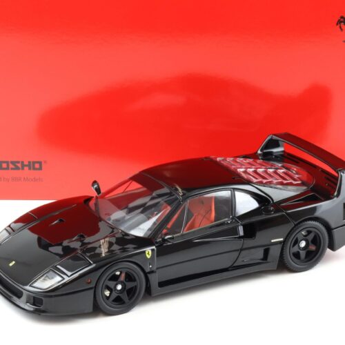 1:18 Kyosho 1987 Ferrari F40 Coupe black 08416BK Die-Cast