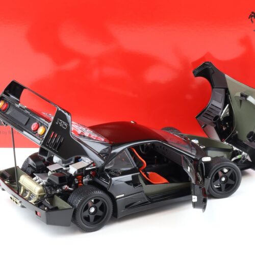 1:18 Kyosho 1987 Ferrari F40 Coupe black 08416BK Die-Cast