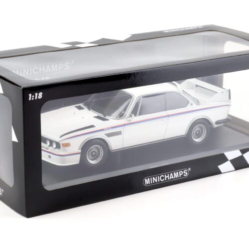 1:18 Minichamps BMW 3.0 CSL Coupe 1973 white - Image 4