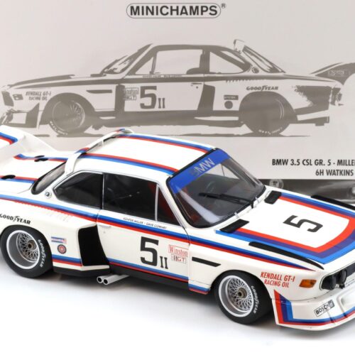 1:18 Minichamps BMW 3.5 CSL Gr.5 MILLER/ COWART 6h Watkins Glen 1979