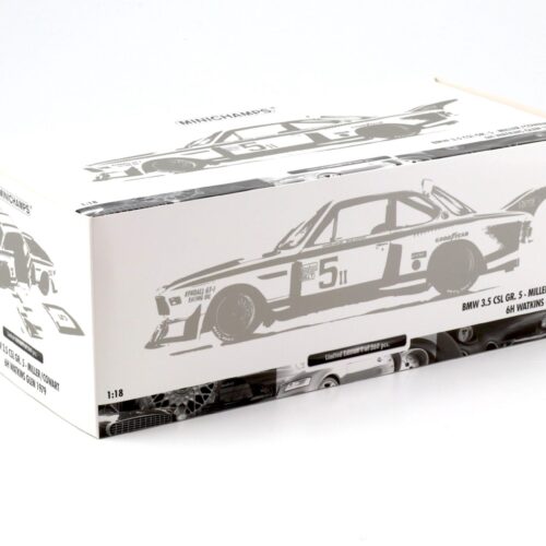 1:18 Minichamps BMW 3.5 CSL Gr.5 MILLER/ COWART 6h Watkins Glen 1979