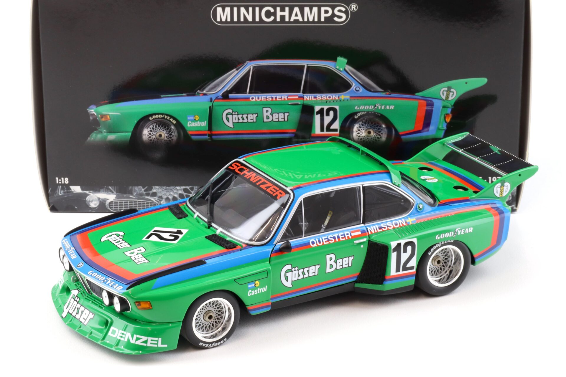 ID 92520 orig.jpg 1:18 Minichamps BMW 3.5 CSL Gruppe 5 GÖSSER #12 Quester/ Nilsson 6h Zeltweg 1976