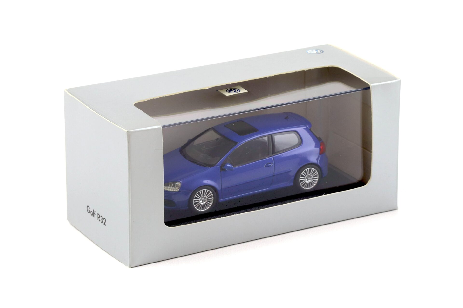 1:43 Minichamps VW Golf V R32 deep blue metallic DEALER VERSION