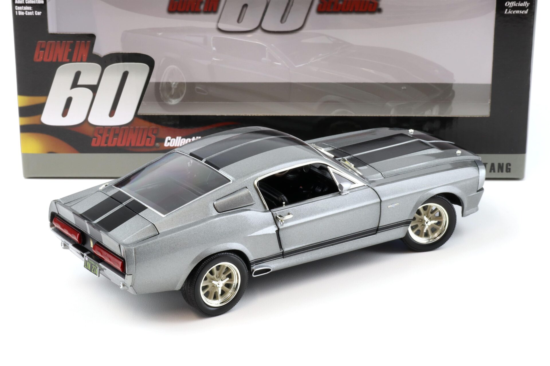 1:18 Greenlight 1967 Ford Mustang Shelby GT500 ELEANOR Gone in 60 Seconds