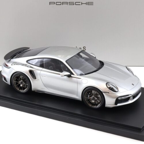 1:18 Spark Porsche 911 (992) Turbo S Coupe 50 Jahre Turbo silver WAP DEALER
