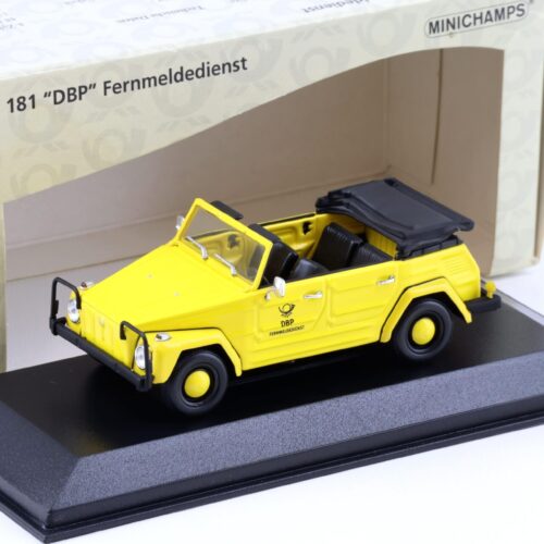 1:43 Minichamps VW 181 DBP Fernmeldedienst Deutsche Post yellow