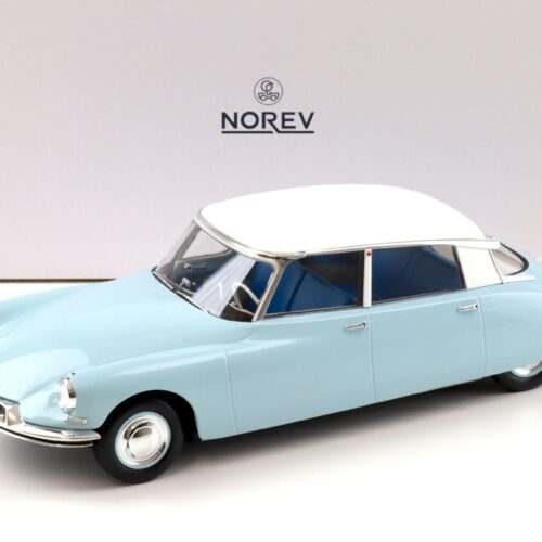 1:18 Norev Citroen DS 19 Clear blue & white 1959