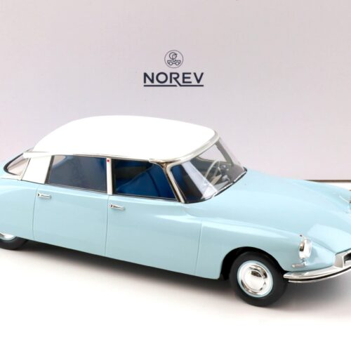 1:18 Norev Citroen DS 19 Clear blue & white 1959