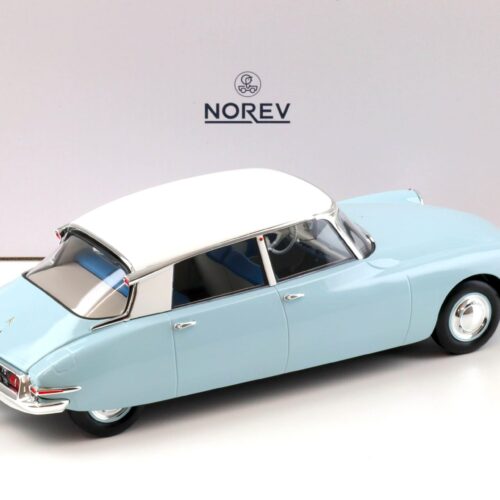 1:18 Norev Citroen DS 19 Clear blue & white 1959