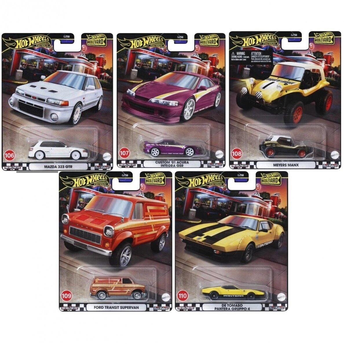 1:64 Hot Wheels Boulevard Series 2024 Car Culture Premium Pack 5