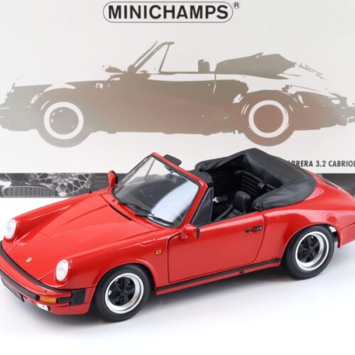1:18 Minichamps Porsche 911 Carrera 3.2 Cabriolet 1983 red