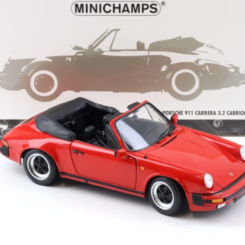 1:18 Minichamps Porsche 911 Carrera 3.2 Cabriolet 1983 red