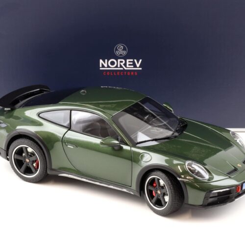 1:18 Norev Porsche 911 (992) Dakar Coupe 2023 Oakgreen metallic