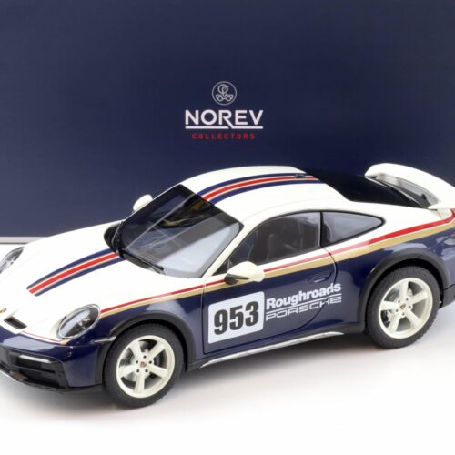 1:18 Norev Porsche 911 (992) Dakar Coupe 2023 Roughroads #953