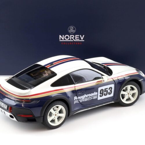 1:18 Norev Porsche 911 (992) Dakar Coupe 2023 Roughroads #953