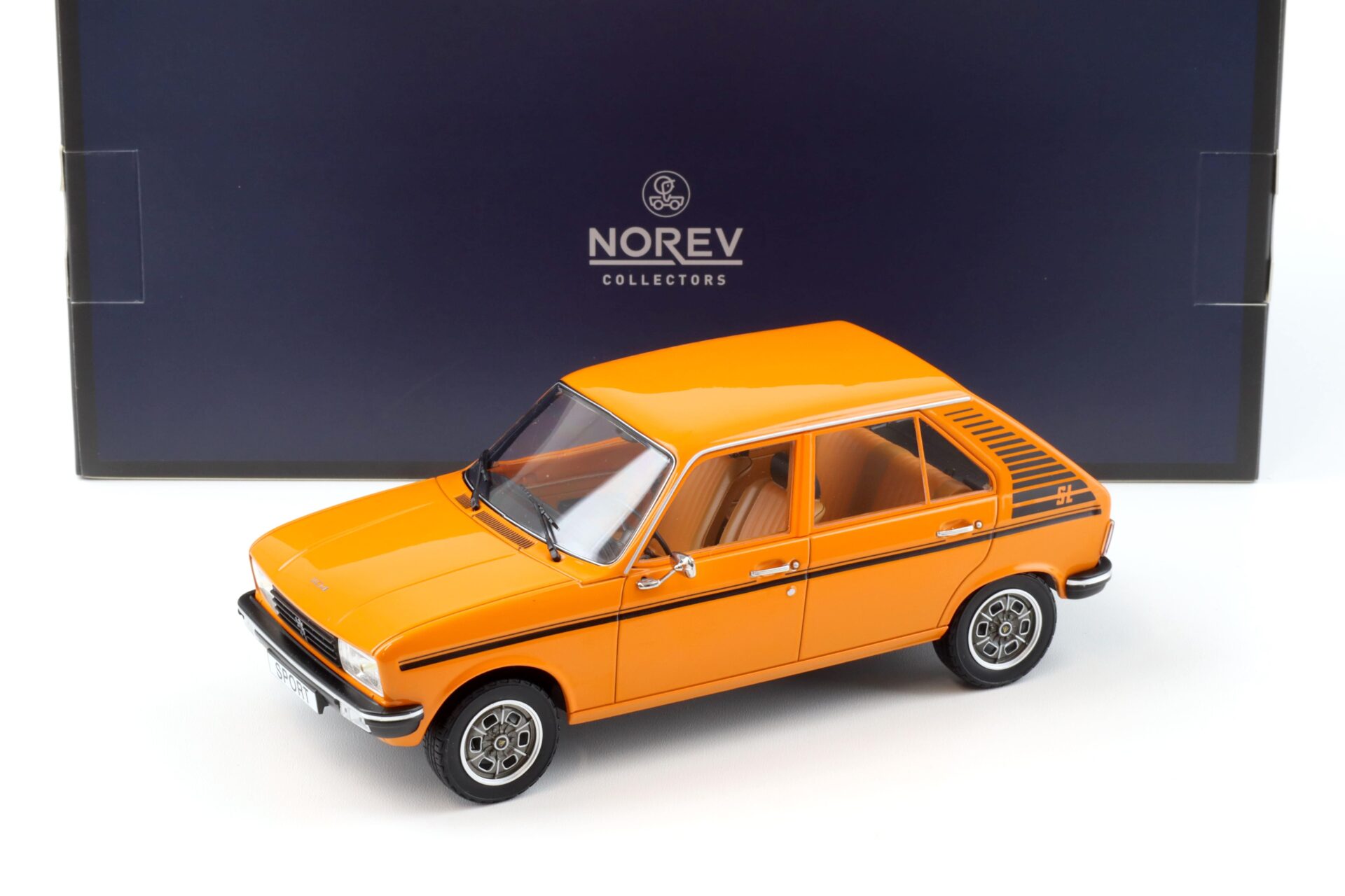 1:18 Norev Peugeot 104 SL Sport 1979 orange - Limited 104 pcs.