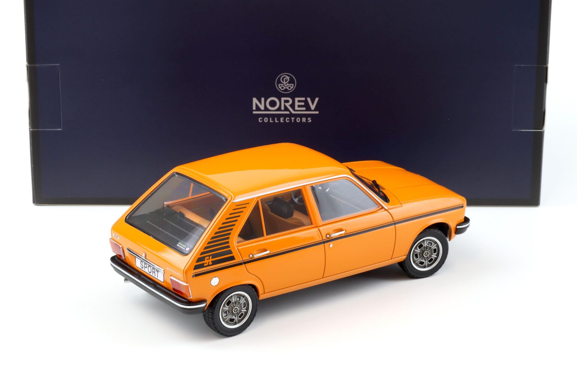 1:18 Norev Peugeot 104 SL Sport 1979 orange - Limited 104 pcs.