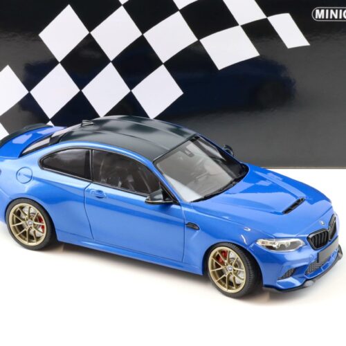 1:18 Minichamps BMW M2 CS (F87) Coupe 2020 Misano blue/ gold wheels