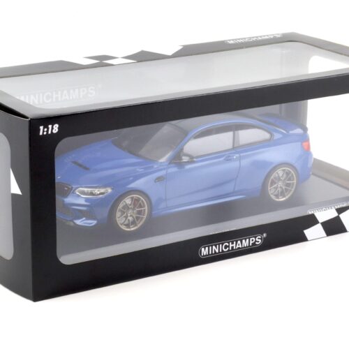 1:18 Minichamps BMW M2 CS (F87) Coupe 2020 Misano blue/ gold wheels
