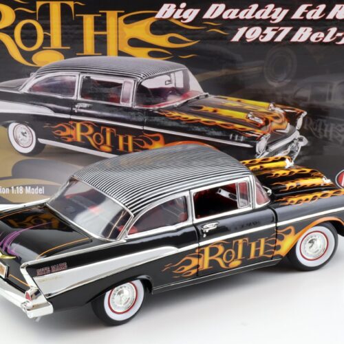 1:18 ACME 1957 Chevrolet Bel Air Big Daddy Ed Roth black/ flames