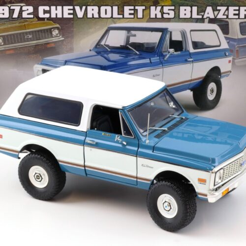 1:18 ACME 1972 Chevrolet K5 Blazer Lifted off-road Version blue/ white