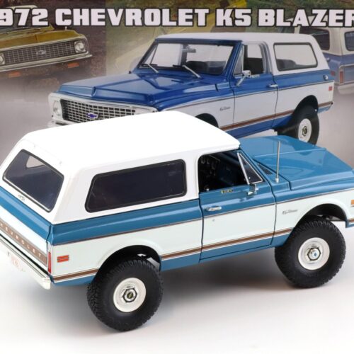 1:18 ACME 1972 Chevrolet K5 Blazer Lifted off-road Version blue/ white