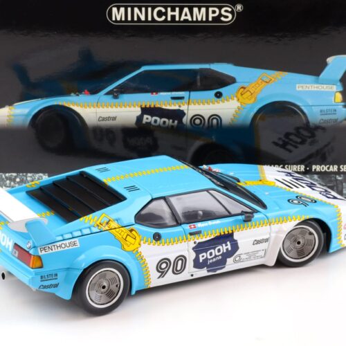 1:18 Minichamps BMW M1 Procar Pooh Jeans Marc Surer #90 Procar Series 1980