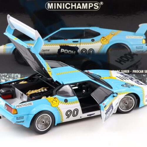 1:18 Minichamps BMW M1 Procar Pooh Jeans Marc Surer #90 Procar Series 1980
