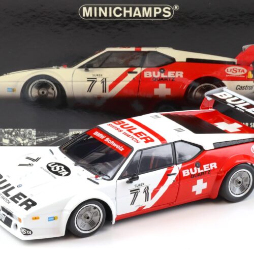 1:18 Minichamps BMW M1 Procar BULER M.Surer #71 Procar Series 1979