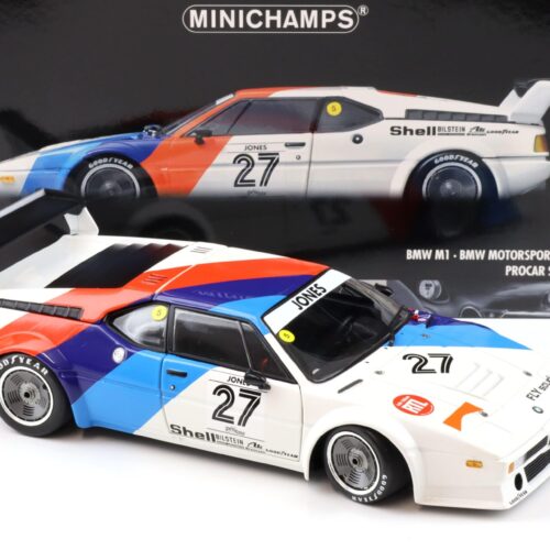 1:18 Minichamps BMW M1 Procar BMW Motorsport #27 A.Jones Procar Series 1979