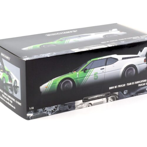 1:18 Minichamps BMW M1 Procar Team BS Fabrications #5 Piquet Procar Series 1980