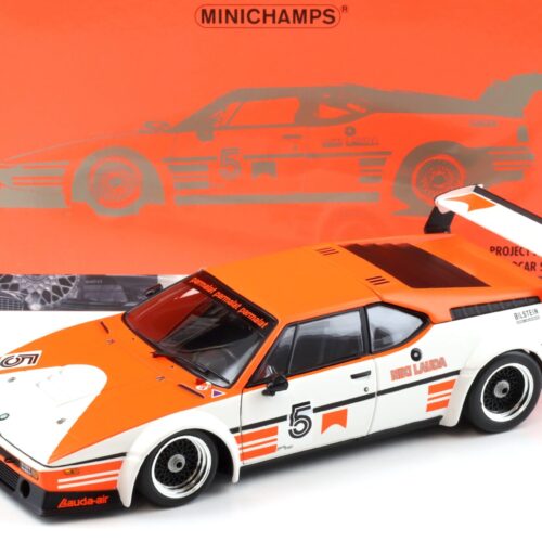 1:18 Minichamps BMW M1 Procar Project Four Racing #5 N.Lauda Procar Series 1979