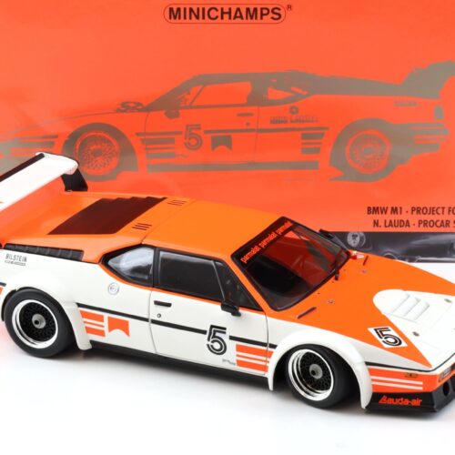 1:18 Minichamps BMW M1 Procar Project Four Racing #5 N.Lauda Procar Series 1979