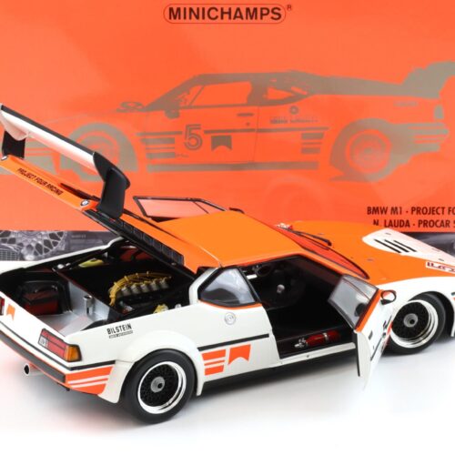 1:18 Minichamps BMW M1 Procar Project Four Racing #5 N.Lauda Procar Series 1979