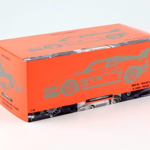 1:18 Minichamps BMW M1 Procar Project Four Racing #5 N.Lauda Procar Series 1979