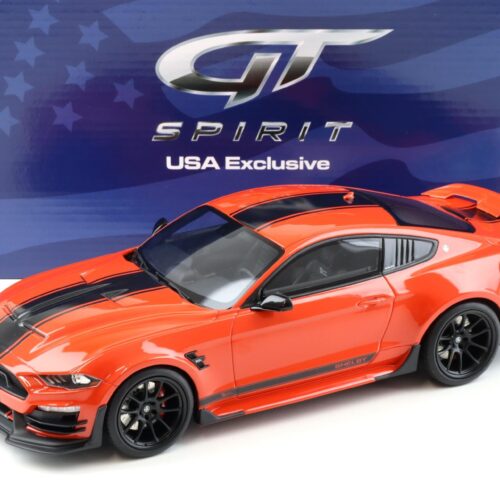 1:18 GT Spirit ACME US058 Shelby Super Snake Coupe 2021 Code orange/ black stripe