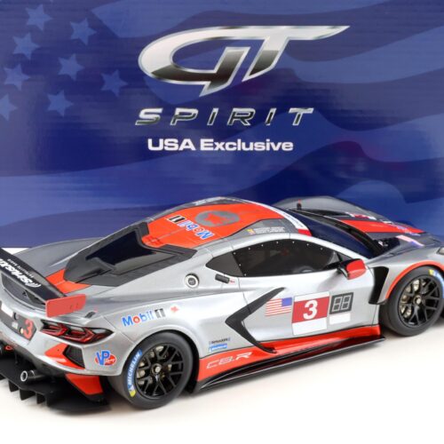 1:18 GT Spirit ACME US055 Chevrolet Corvette C8.R #3 Sebring 12h grey 2021