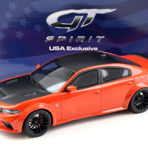 1:18 GT Spirit ACME US041 Dodge Charger Hellcat Redeye 2021 Go mango/ black